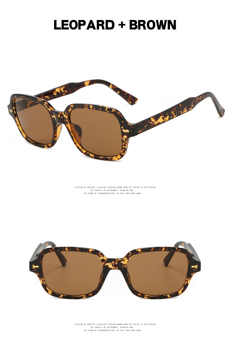 Trendy Personalized Sunglasses Wild Retro Trendy Sunglasses - Image 11