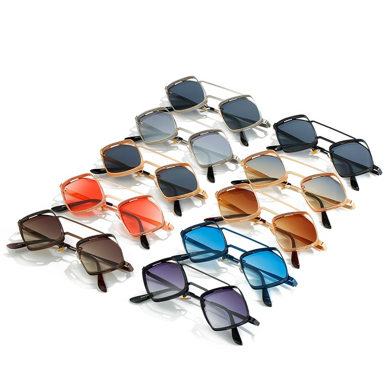 Vintage New Punk Diamond Small Frame Sunglasses - Image 2