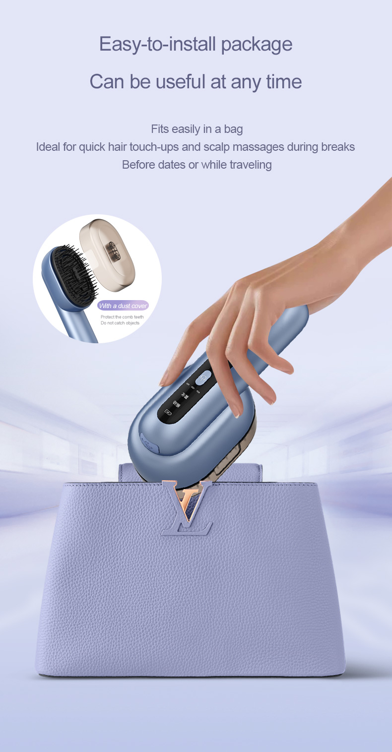 Vibrating Heated Essential Oil Hair Massage Comb