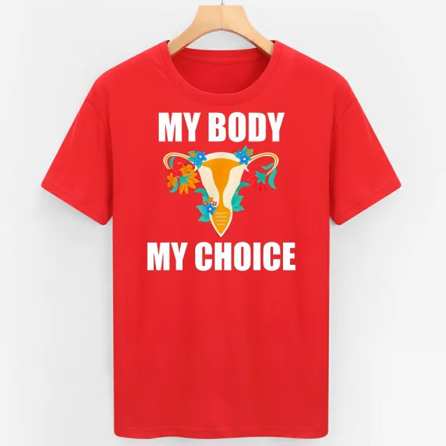European And American T shirt Feminism Cotton Plus Size Red - Shop at LoveMi
