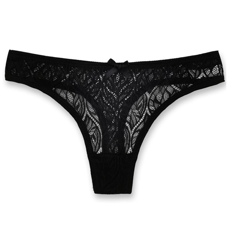6 Pack Womens Sexy Lace Underwear Ladies Cotton Thongs G-String Knickers Briefs. — image 10