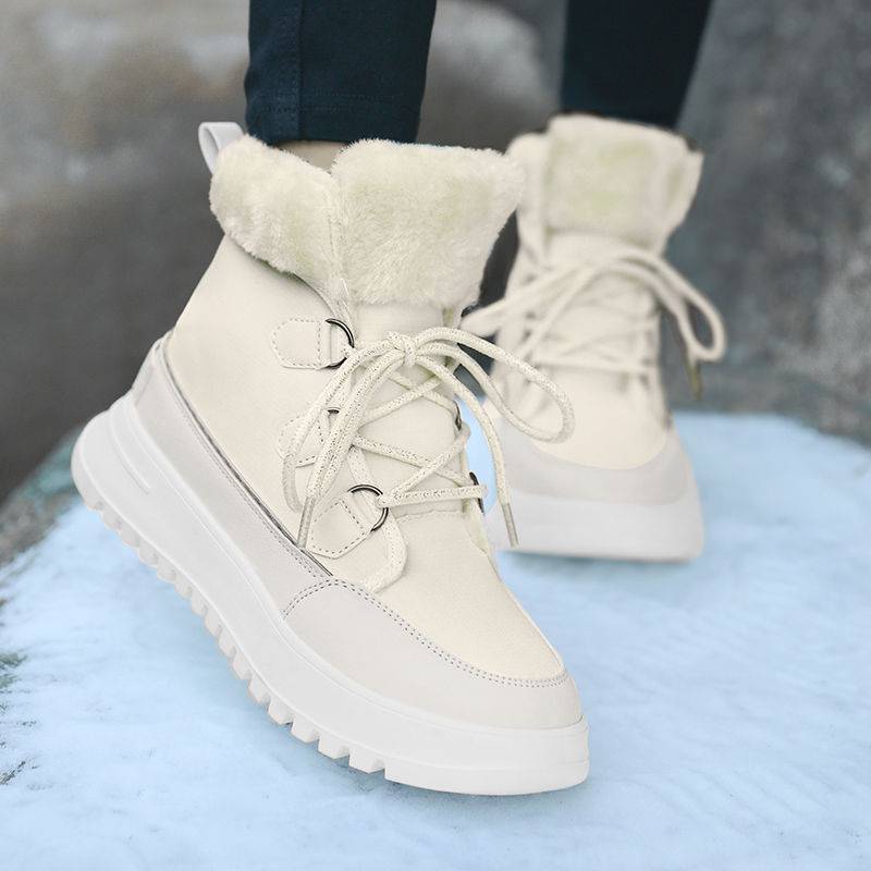 Women Snow Boots With Velvet Warm And Non Slip