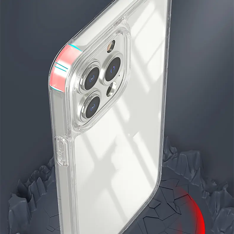 Transparent Shock Resistant Silicone Phone Case