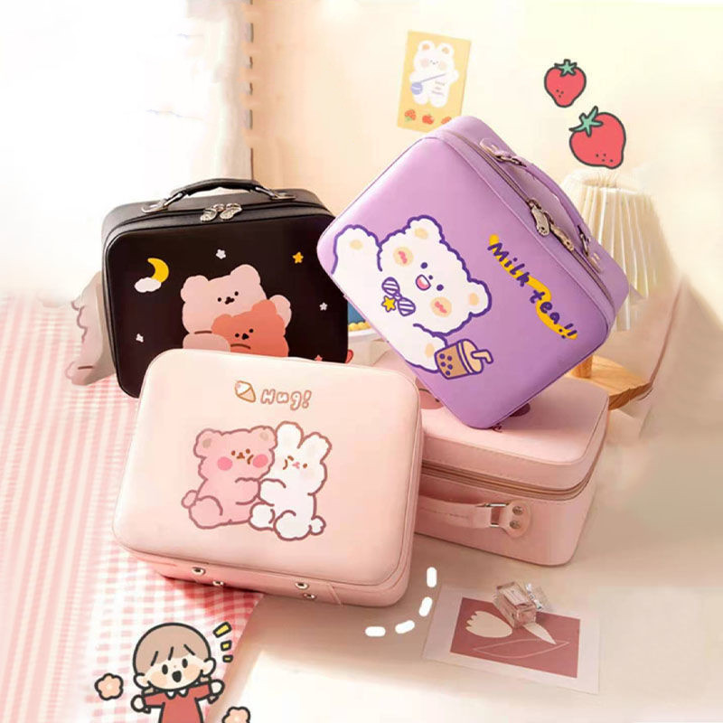 حبوب الطراز الياباني: حقيبة طيران يابانية ظريفة بحجم كبير للأدوات الشخصية