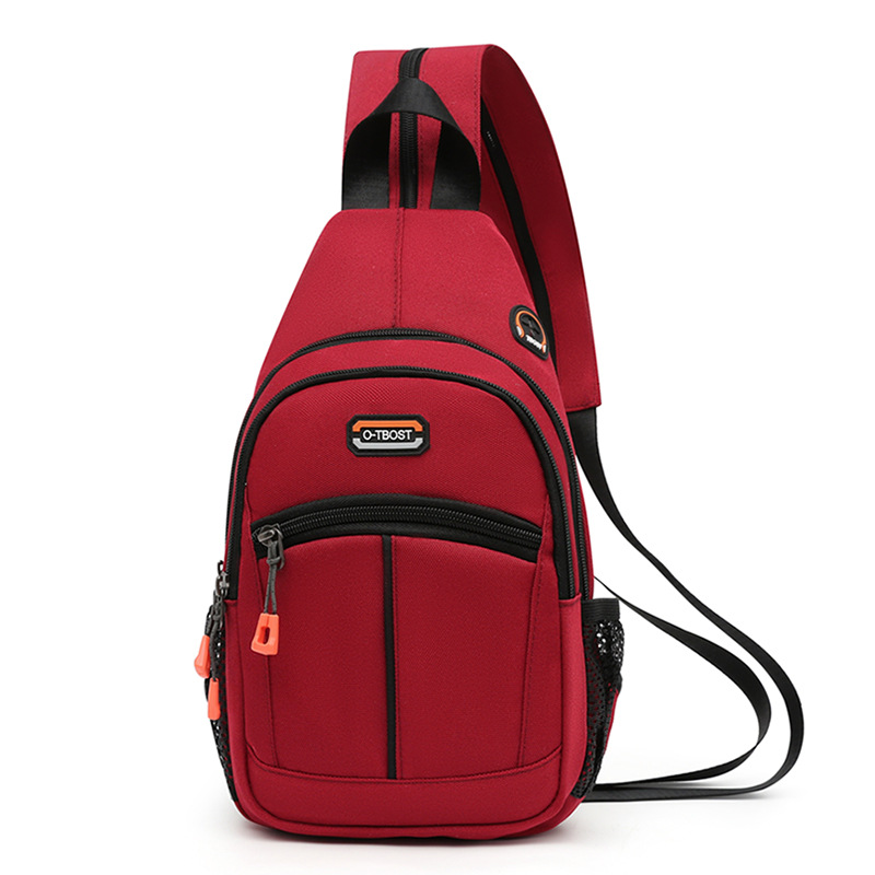 Women Sport Bags Multifunctional Backpack Shoulder Bags With USB Design Burgundy - Shop at LoveMi