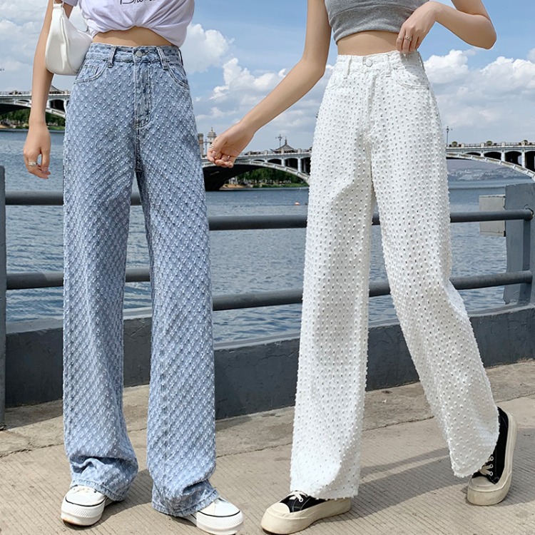 Loose Straight Leg Trousers Wide Leg Mopping Pants