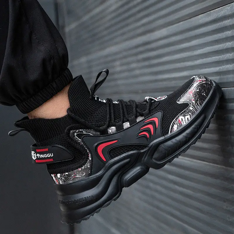 Men's Anti-smashing Anti-stab Breathable Lightweight Rubber And Plastic Sole Casual Protective Shoes