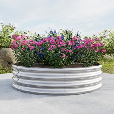 Tall Round Raised Garden Bed, 2-Pack, picture 5 of 5