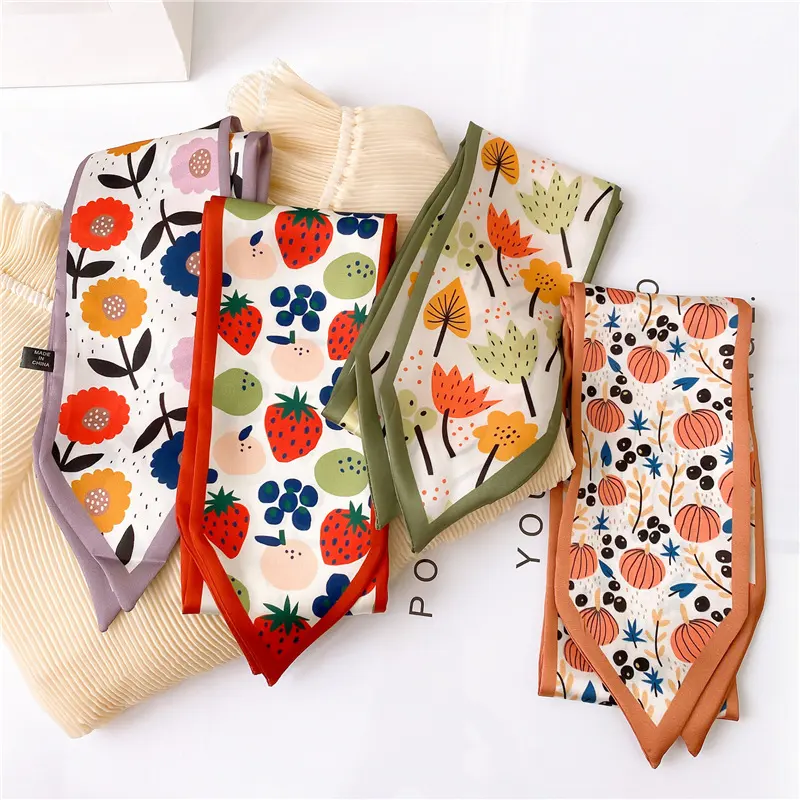 Fashion Printed Scarves with Versatile Decorative