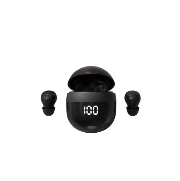 Mini Wireless Sleep Earbuds With LED Digital Display