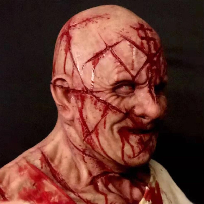 Scary Mask Latex Full Head Horror Cosplay Costume For Halloween UK