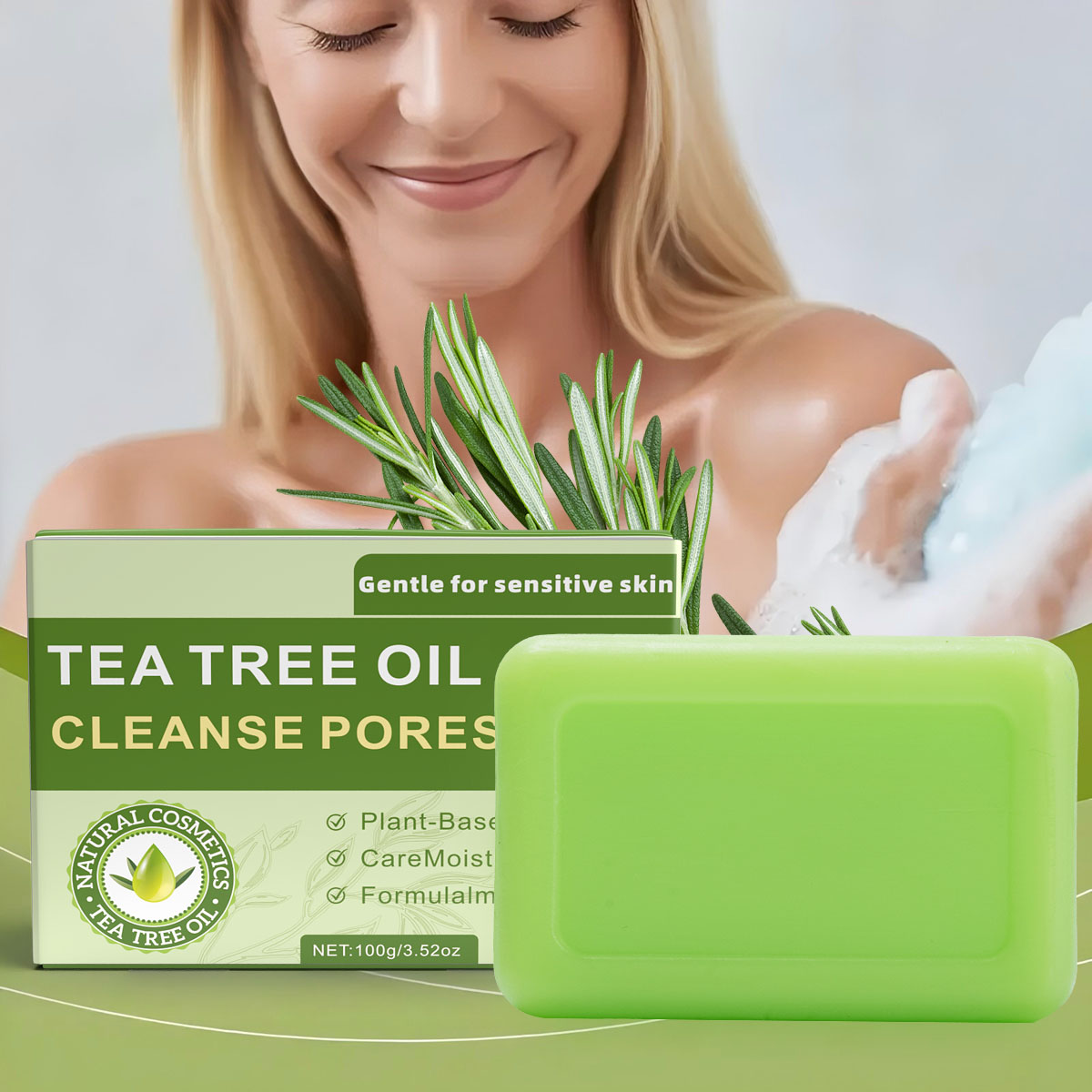 Rounded Corner Tea Tree Soap — foto 4