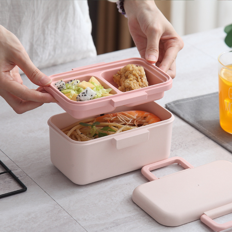 Title 2, Bamboo fiber compartment lunch box