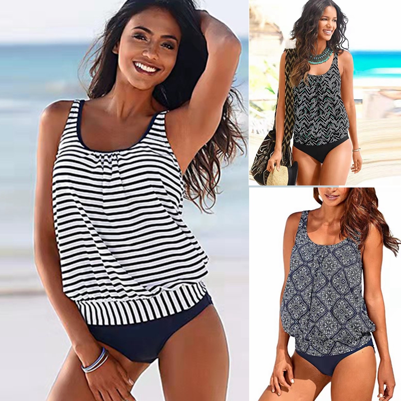 Women’s Push Up Oversized Print Bikini