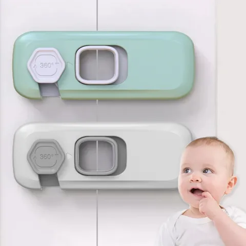 Home Refrigerator Lock Fridge Freezer Door Catch Toddler Kids