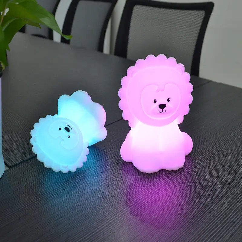 Colorful A Color-changing Lamp Bedroom Bed Ambience