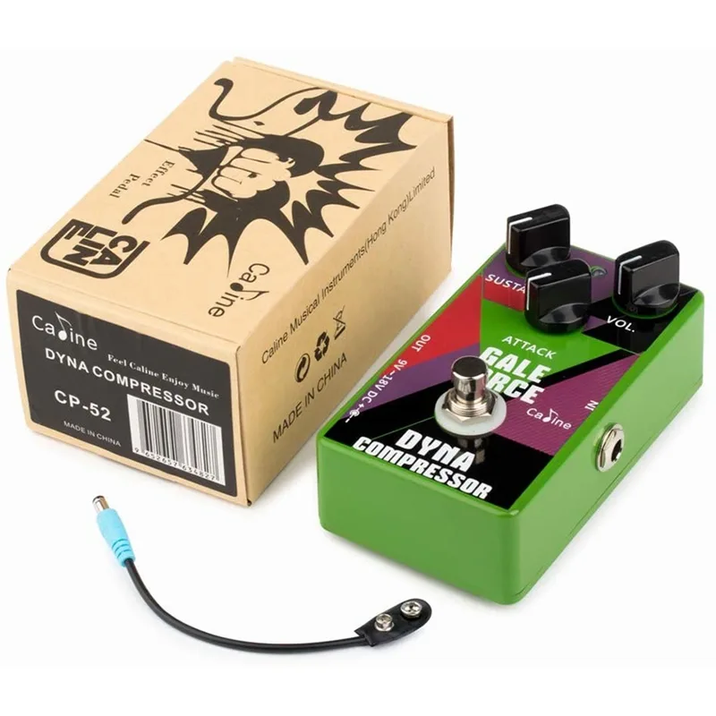 Caline CP-52 Guitar Pedal Gale Force Dyna Compressor Mini