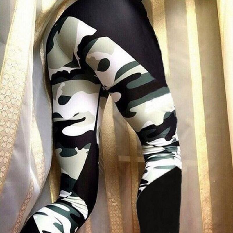 Sexy Camouflage Vest Sports Suit