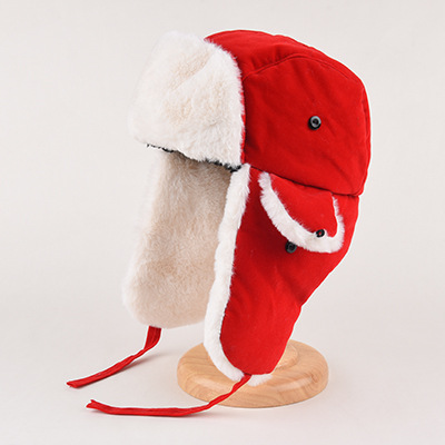 Hat Woman Winter Warm Ear Cotton