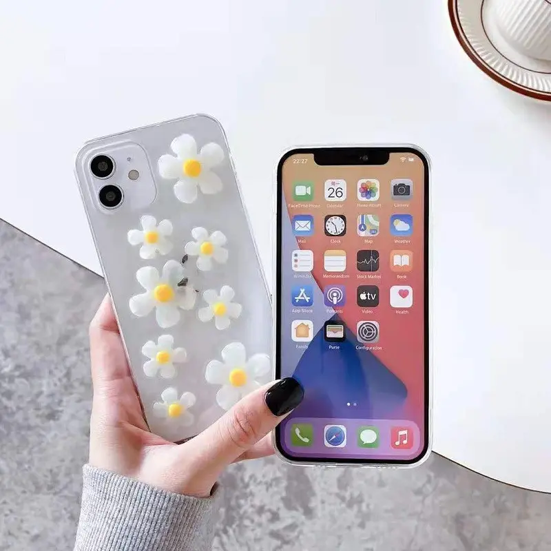 New Epoxy Daisy IPhone13Pro Mobile Phone Case