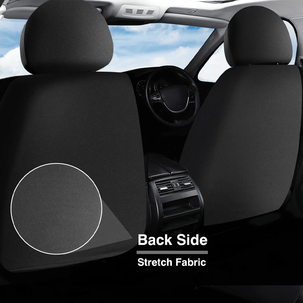 9pcs Full Set Universal PU Leather Seat Covers Protectors Non-Slip — image 8