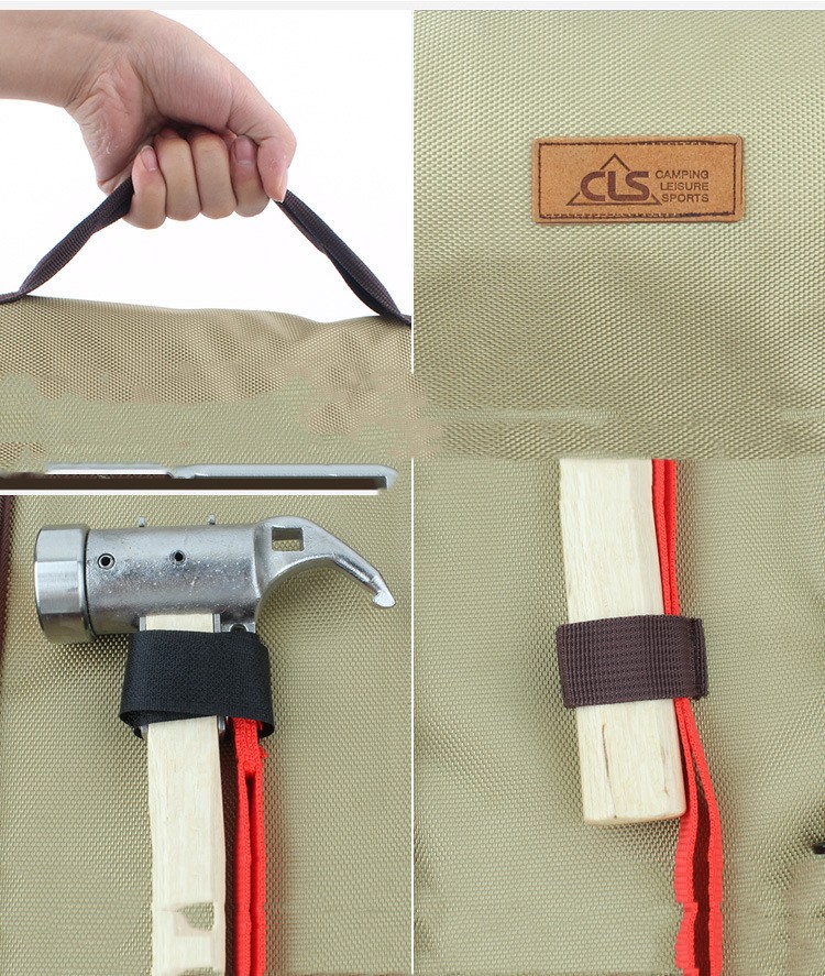 Tool kit for fixing rod steel nail fittings (red)