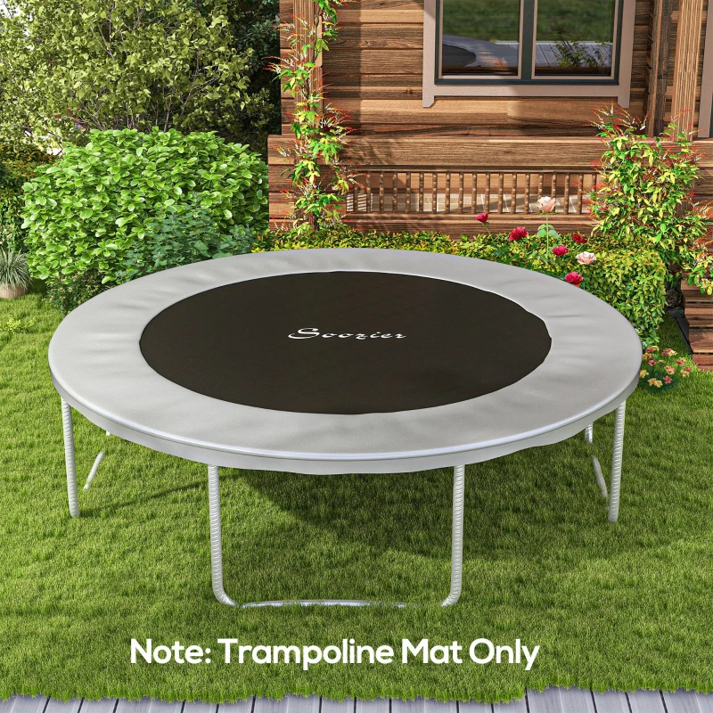 Trampoline Replacement Mat, Fits Trampoline W 72 V-Hooks &  Springs Spring & Frame Not Included  Green