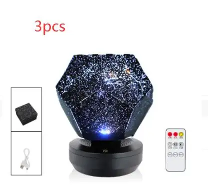 LED Starry Sky Projector Night Lights 3D