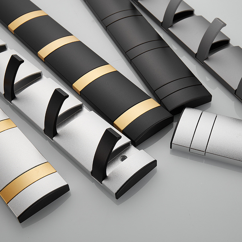 Space Aluminum Wall Invisible Coat Hook Bathroom Bathroom Free Punch Door Behind The Wall Wardrobe Metal Coat