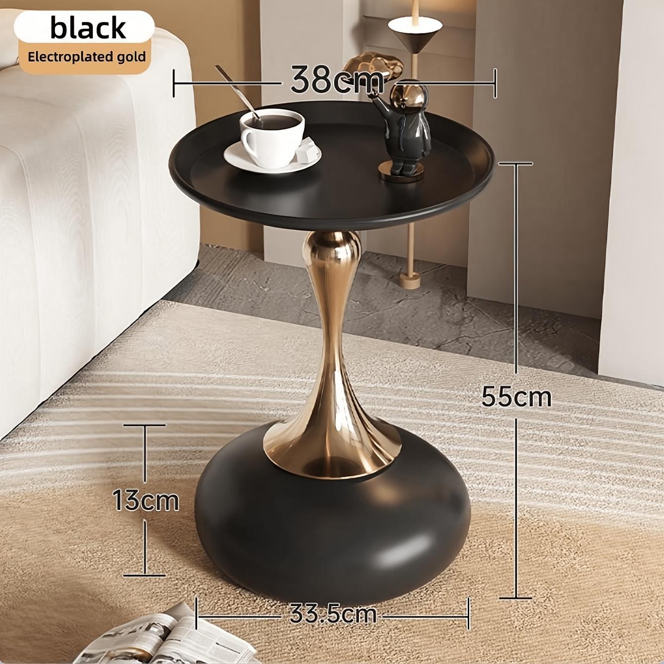 Stylish Round Side Table With A Slim Waist Design,Self-pickup Only