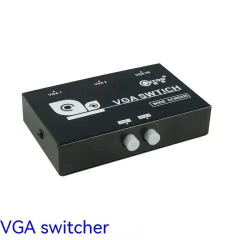 2-in-1-out Computer Host Vga Video Two-way Switcher Share Device