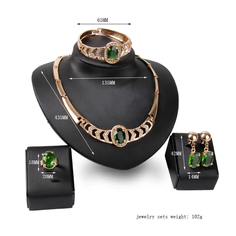 Female Wedding Accessories Four-piece Necklace Set