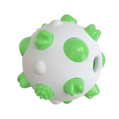 Dog Teething Chew Pet Toy Ball For Dogs Can Be Used For Pet Teeth Cleaning IQ Training Exercise, Stress Relief Interactive Entertainment - Green - View 1