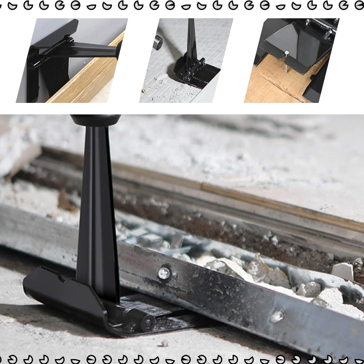 Trim Puller,Tile Flooring Baseboard Removal Tool Skirting Board Pry Tool Wall Board Utility Pulling Tool For Removing Baseboard Decorative Panel
