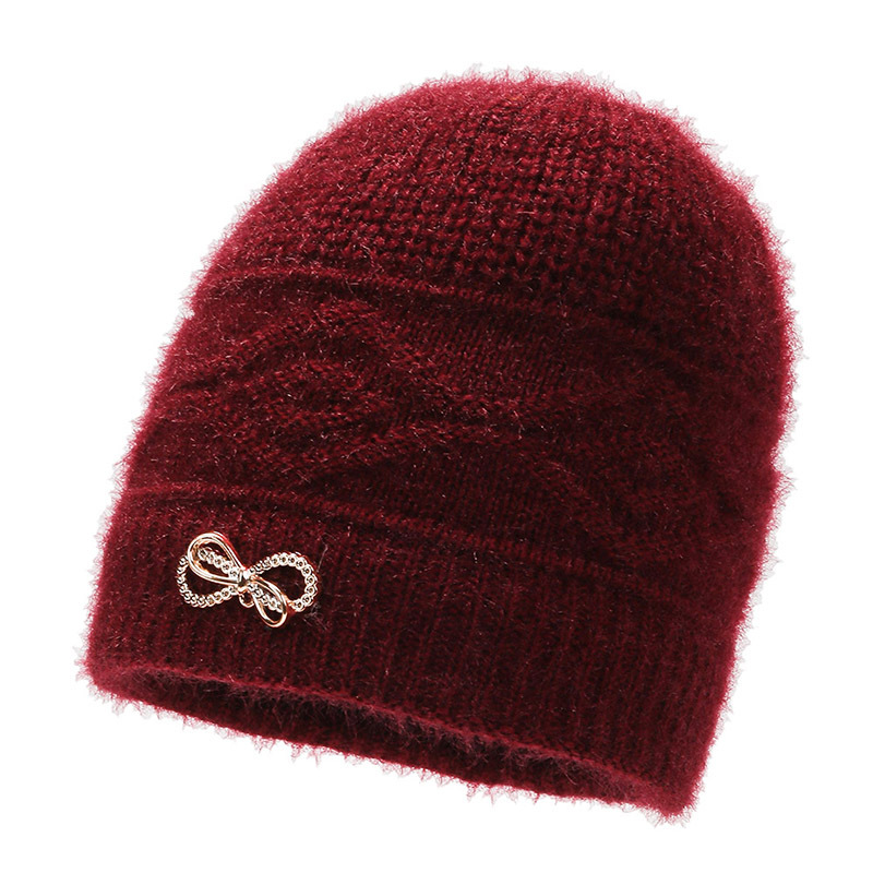 Autumn And Winter Fleece New Thickened Warm Ladies Hat Red - Shop at LoveMi
