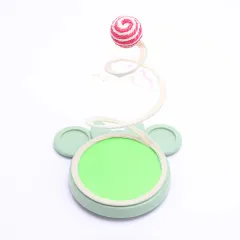 Cat Toy Spring Coil To Relieve Boredom By Oneself - Ball Ribbon - View 1