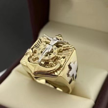 Alloy Creative Christian Ethnic Style Ring
