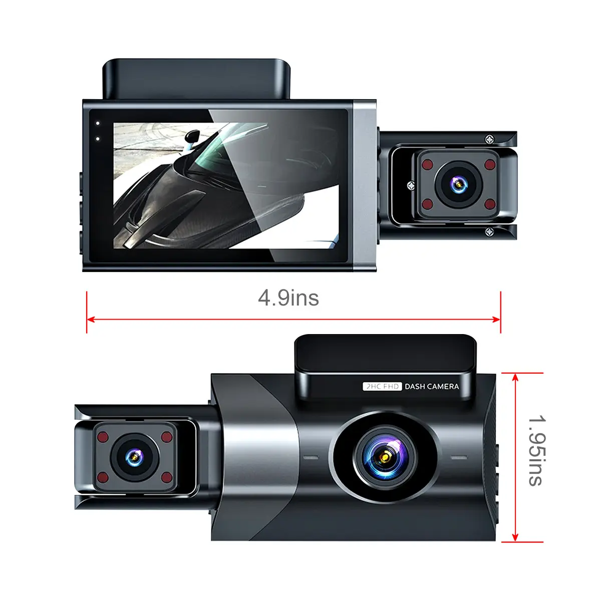 1296P HD Wifi Dash Cam Pro Car