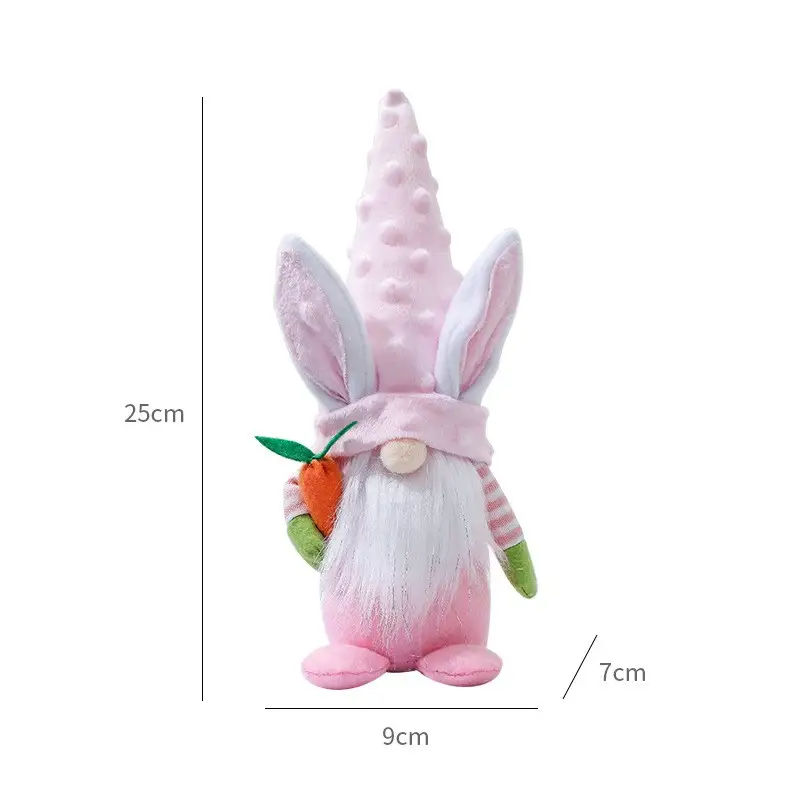 Creative Cartoon Old Man White Beard Faceless Doll Decorative Ornaments