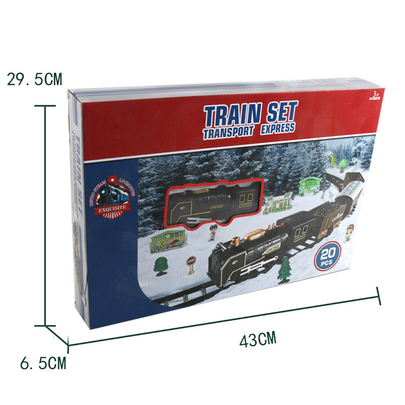 Title 1, Christmas Electric Rail Car Mini Retro Small Tr...