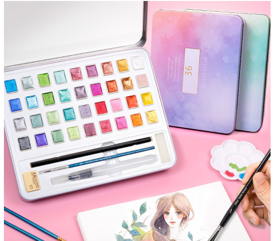 Pearlescent Nail Solid Watercolor Pigment