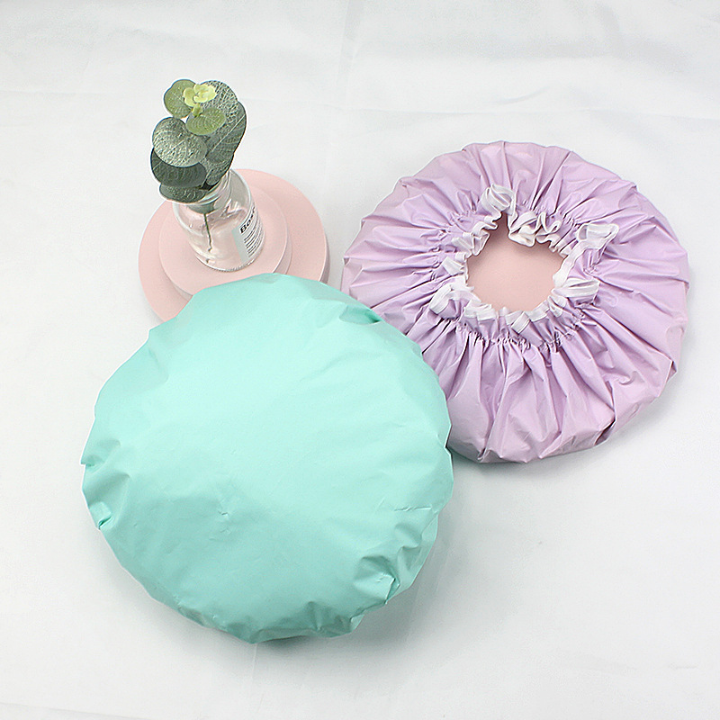 Creative Rustic Printed Dustproof And Waterproof Shower Hat