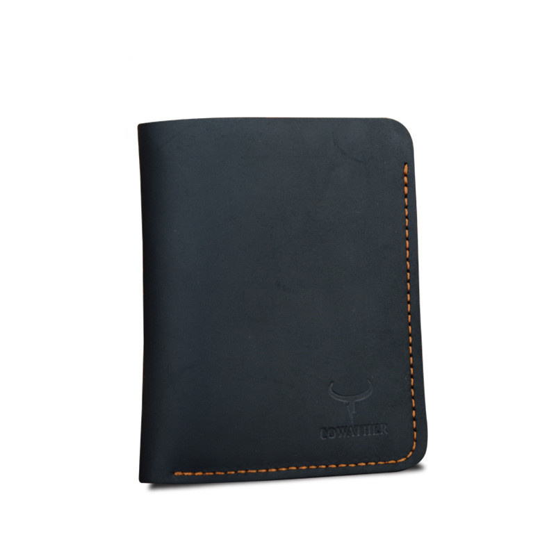 Men's Fashion Simple Vintage Card Case Black - Shop at LoveMi