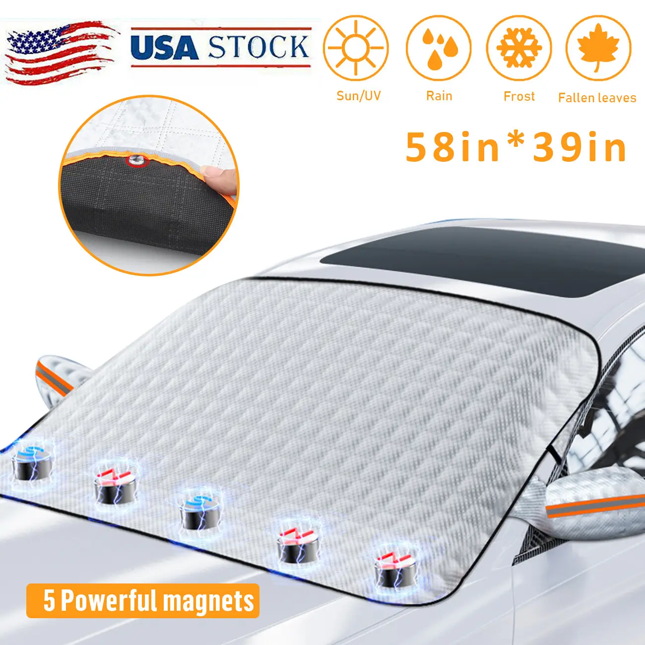 Universal Car Windshield Snow Cover Magnetic Winter