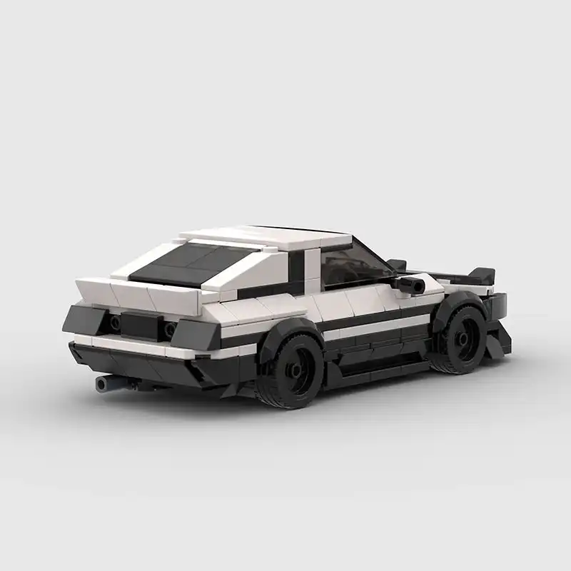 Racing Chinese Building Blocks Car Model Small Particle Assembling Puzzle Toys