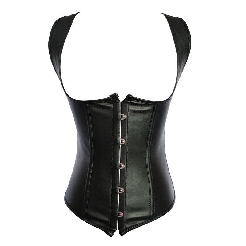 Title 10, Prachtige PU lederen shapewear sexy schouderban...