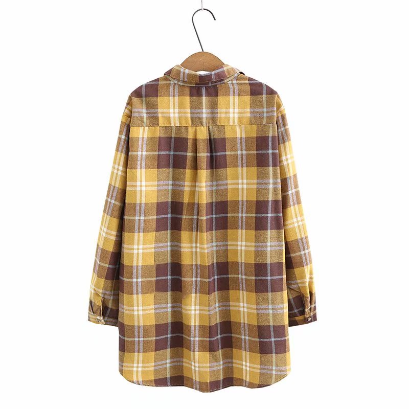 Title 8, Retro Plaid Long-sleeved Base Shirt