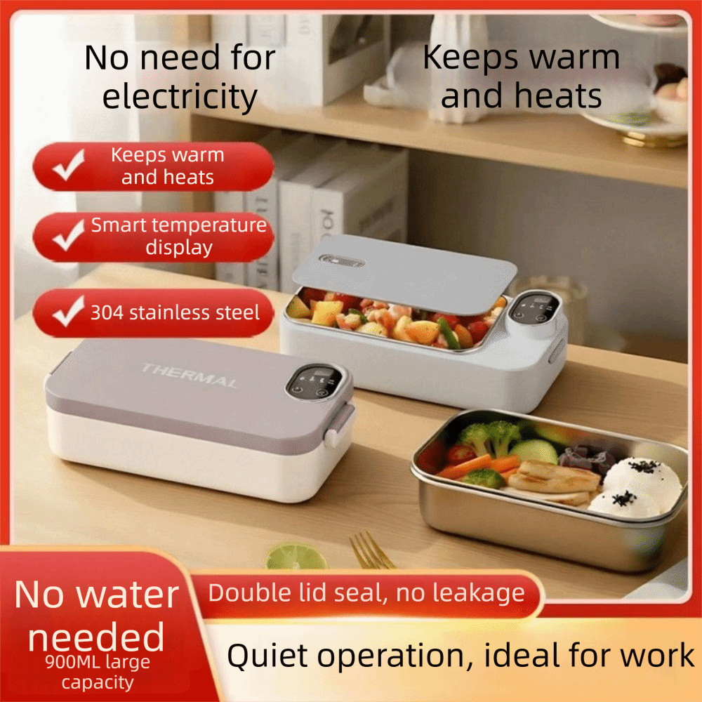 USB Insulated Lunch Box Food Warmer Stainless Steel Meal Container — image 8