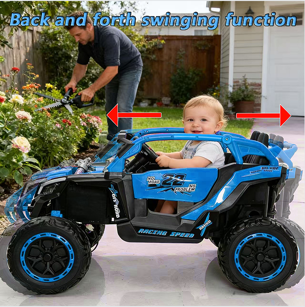 24V 400W Kids Ride On Car UTV W&Parents Remote Control,4-wheel Suspension, 3 Speed, Power Display,Bluetooth,MP3,Music,LED Light, Provide A Speed Of 4-8KM&H For Kids 7