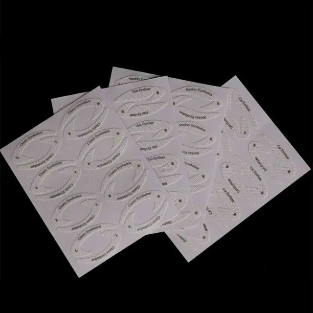 Eyeliner Makeup Template Stickers 4 Cards Pack 4Styles With Cards Into A Bag - Shop at LoveMi